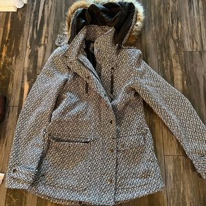 Hawke and Co Coat with Detachable faux fur hood